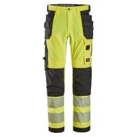 Snickers 6232 Hi-Vis Stretch Trousers Holster Pockets